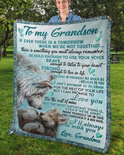 To My Grandson blanket - from grandma (SKUB06-109)