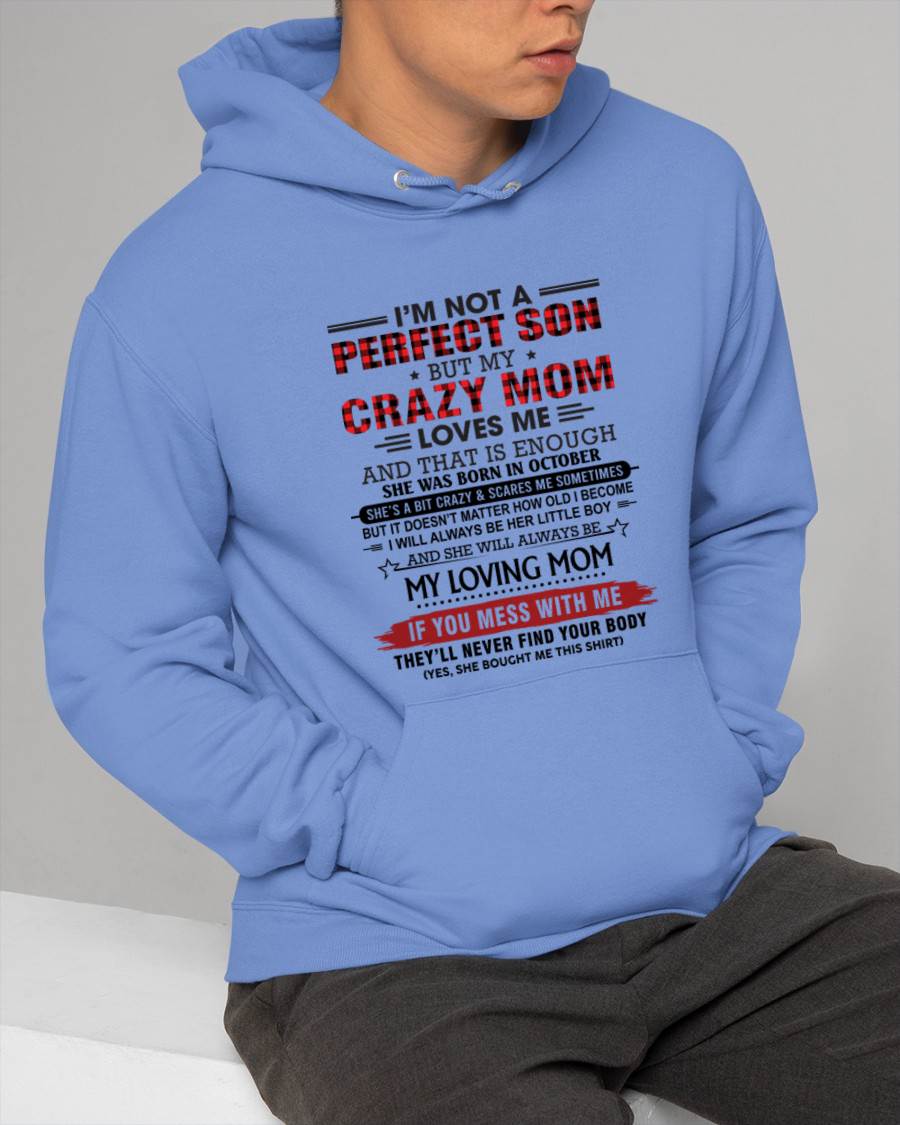 OCTOBER - NO MATTER HOW OLD I GET, I’LL ALWAYS BE MY MOM’S LITTLE BOY - FROM MOM - TLEE10 (SKU2602-59-10)