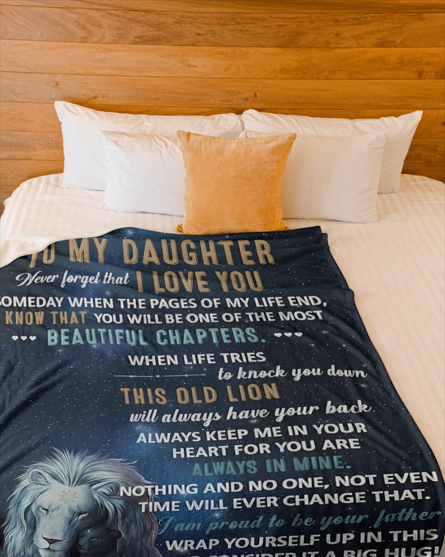 Special Gift For Your Daughter Blanket - From Dad04