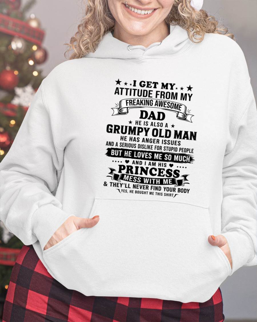 AWESOME DAD PRINCESS SHIRT - FROM DAD - TLEE00 (SKU2607-352-00)