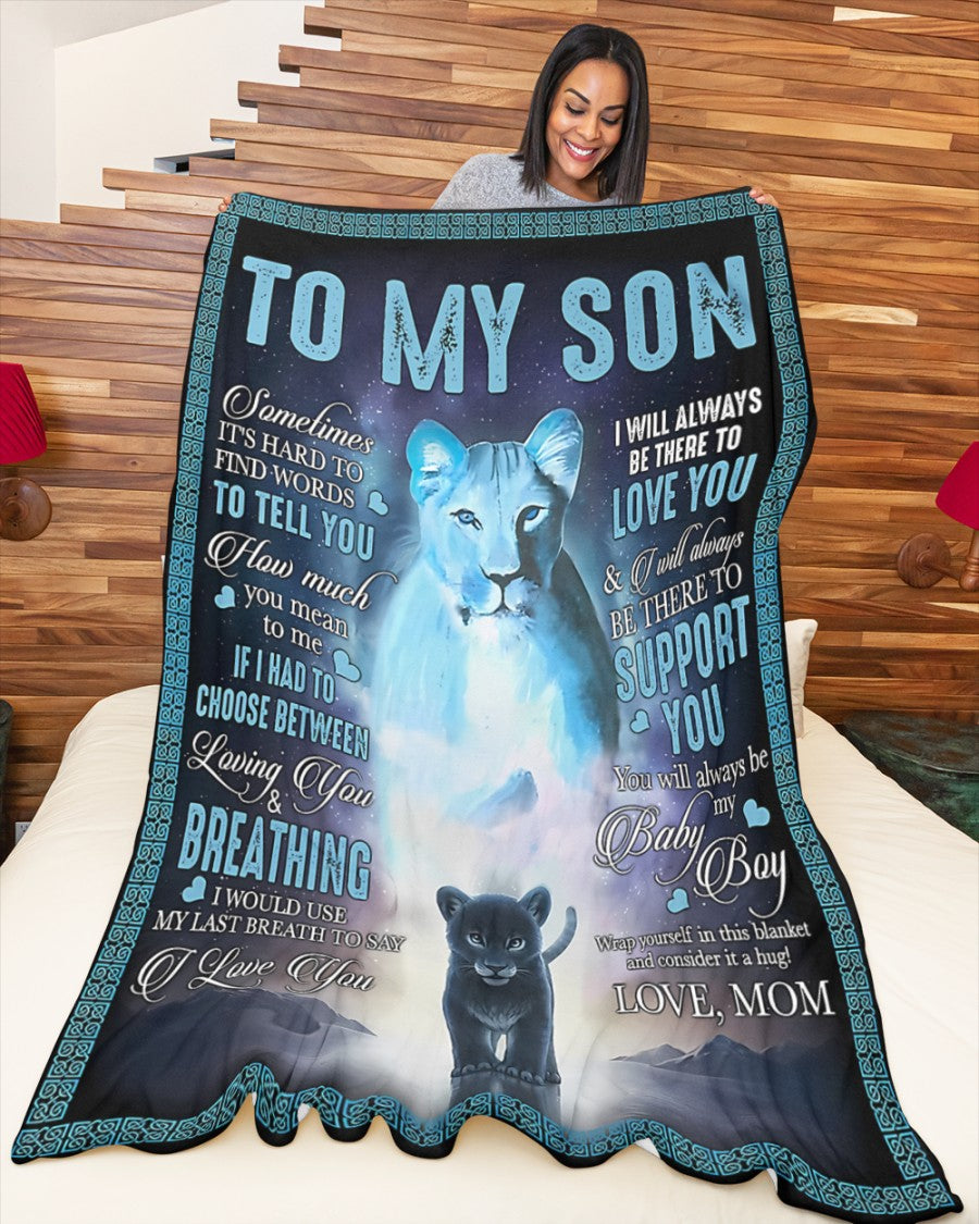 Special Gift For Your Son Blanket - From Mom (SKUB06-84) FULL