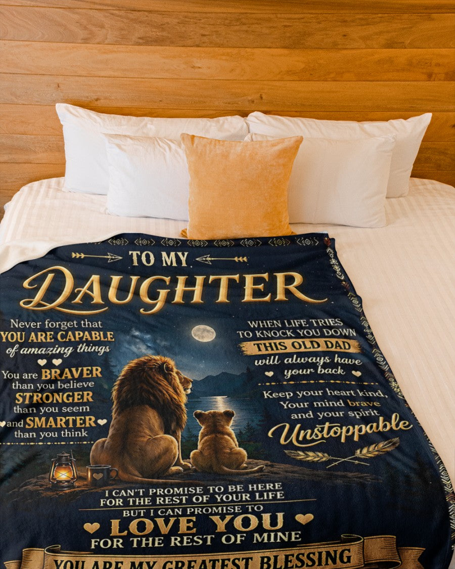 Special Gift For Your Daughter Blanket - From Dad (SKU2609-222)