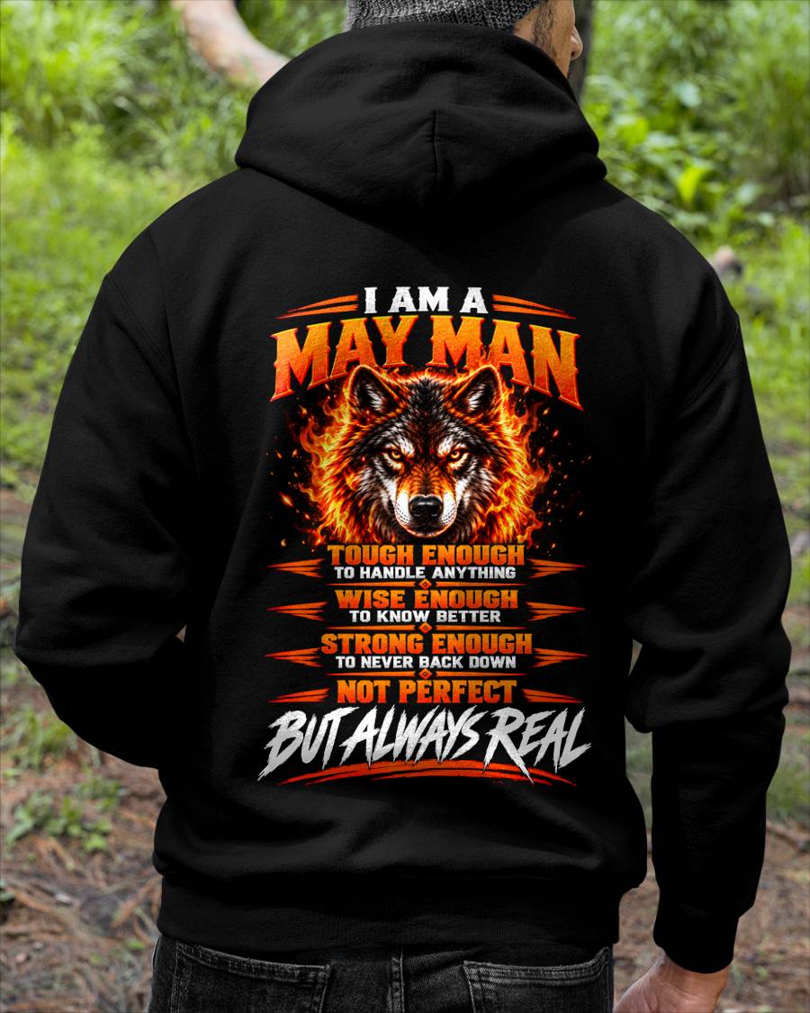 MAY – NOT PERFECT BUT ALWAYS REAL , WOLF SHIRT - FOR MAN - TLEE05 (SKU2610-56-05)