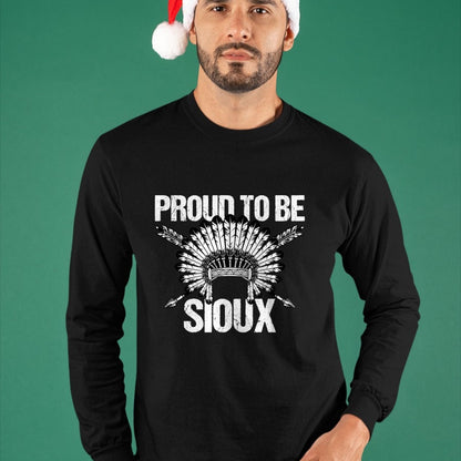 Native American T-Shirts, Vintage Native American Unisex T-Shirt/Hoodie/Sweatshirt HLT00 - Native American Heritage Quote for a Proud Sioux T-Shirt