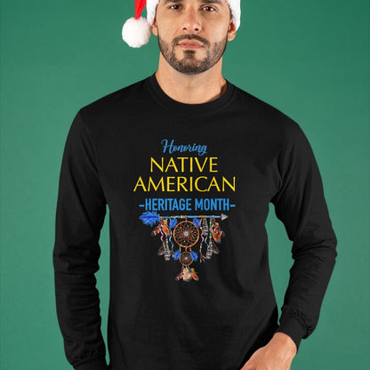 Native American T-Shirts, Vintage Native American Unisex T-Shirt/Hoodie/Sweatshirt HLT00 - It's All Indian Land Native American Heritage Month 2021 T-Shirt (1)