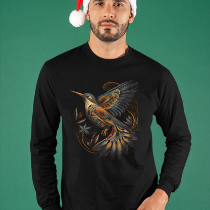 Native American T-Shirts, Vintage Native American Unisex T-Shirt/Hoodie/Sweatshirt HLT00 - Hummingbird Native American Indian T-Shirt (1)