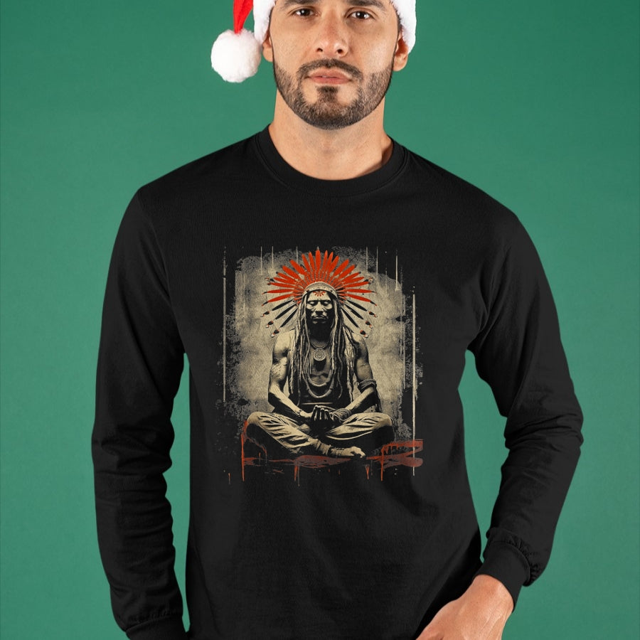 Native American T-Shirts, Vintage Native American Unisex T-Shirt/Hoodie/Sweatshirt HLT00 - Native American Indian  Vintage Cherokee Indigenous Art 19 T-Shirt