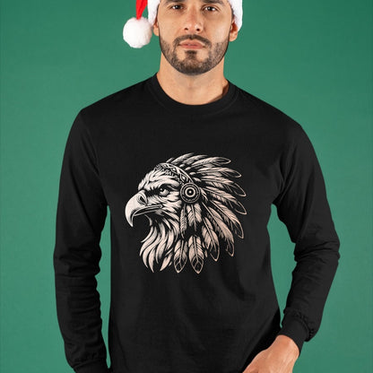 Native American T-Shirts, Vintage Native American Unisex T-Shirt/Hoodie/Sweatshirt HLT00 - Native American Indian Day Pride Indigenous Cherokee Eagle T-Shirt (1)