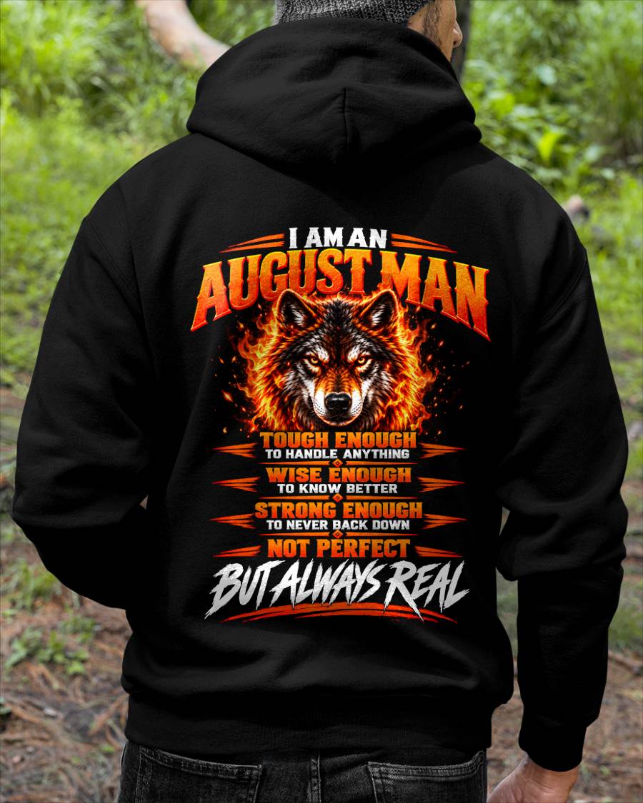 AUGUST – NOT PERFECT BUT ALWAYS REAL , WOLF SHIRT - FOR MAN - TLEE08 (SKU2610-56-08)