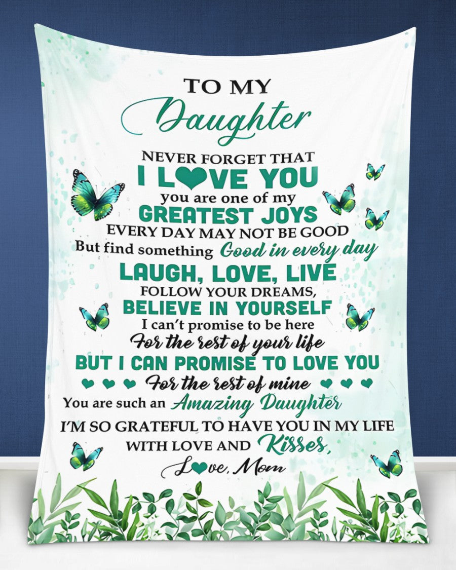 Special Gift For Your Daughter Blanket - From Mom (SKUB12-229)