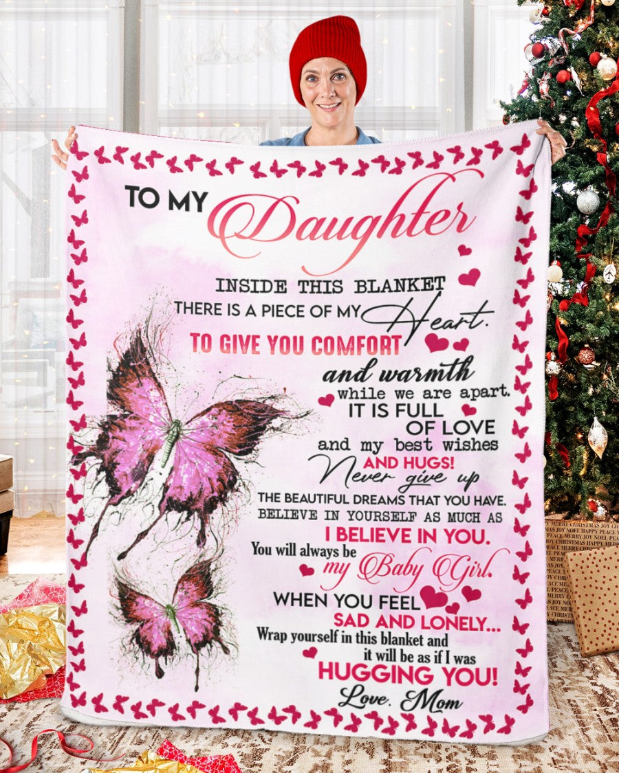 Special gift for daughter - from mom - blanket