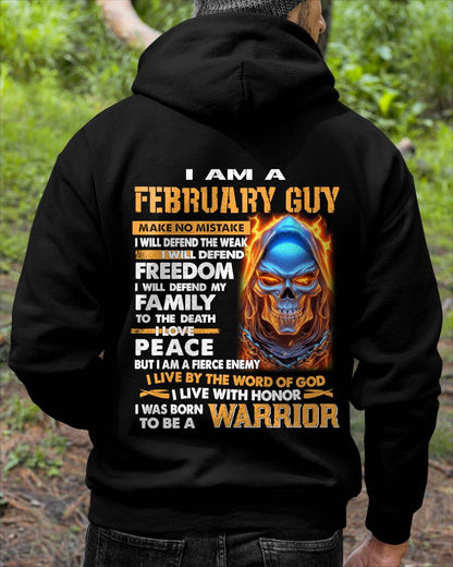 FEBRUARY - A WARRIOR BY BLOOD, A BELIEVER BY HEART - GIFT FOR MAN - TLEE02 (SKU10-51-02)