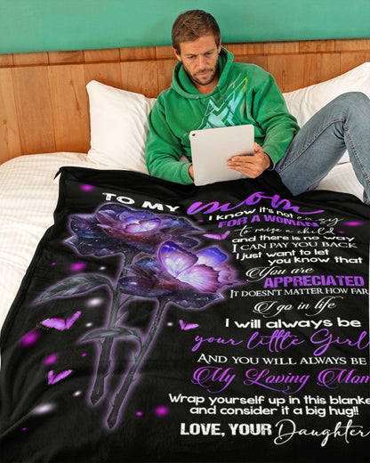 Special blanket for Mom - from daughter