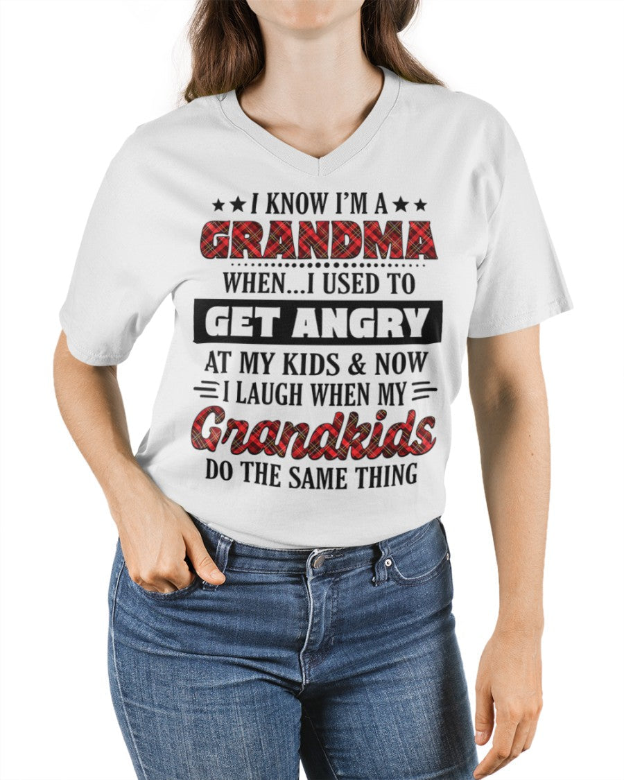 KNOW I'M A GRANDMA WHEN... I USED TO GET ANGRY AT MY KIDS & NOW I LAUGH WHEN MY GRANDKIDS DO THE SAME THING - from grandma TLEE00 (SKU07-111)