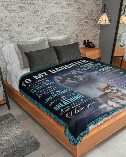 Special Gift For Your Daughter Blanket - From Mom