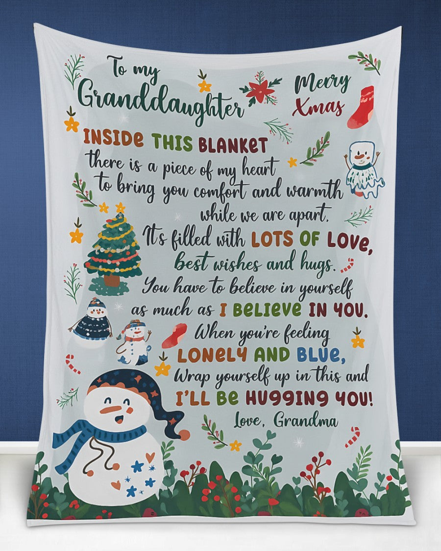 Special Gift For Your Granddaughter Blanket - From Grandma (SKUB11-03) FULL