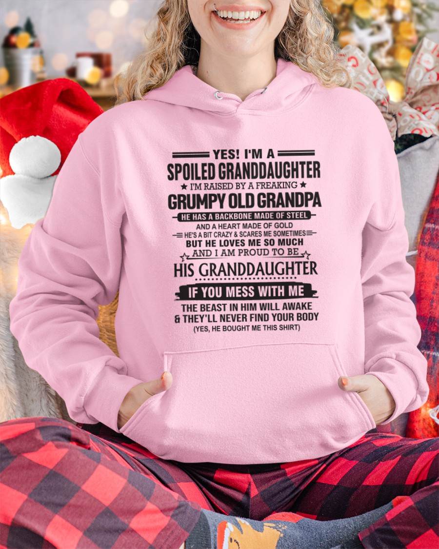 YES! I'M A SPOILED GRANDDAUGHTER I'M RAISED BY A FREAKING GRUMPY OLD GRANDPA - FROM GRANDPA - TLEE00 (SKU12-129-00)
