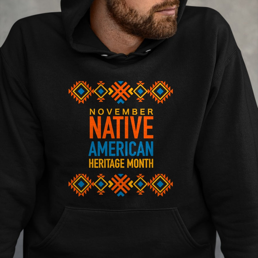 Native American T-Shirts, Vintage Native American Unisex T-Shirt/Hoodie/Sweatshirt HLT00 - Native American Heritage Month 2021 T-Shirt