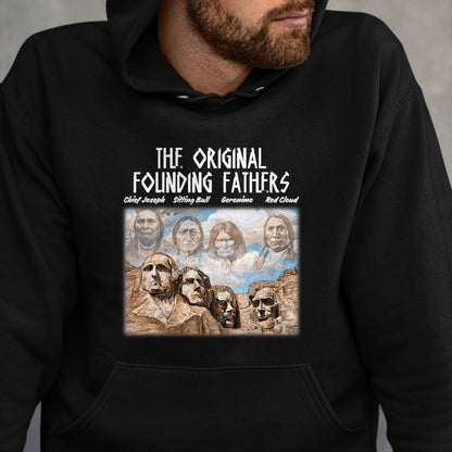 Native American T-Shirts, Vintage Native American Unisex T-Shirt/Hoodie/Sweatshirt HLT00 - The Original Founding Fathers Native American T-Shirt (3)