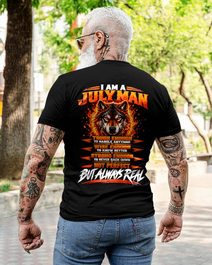 JULY – NOT PERFECT BUT ALWAYS REAL , WOLF SHIRT - FOR MAN - TLEE07 (SKU2610-56-07)