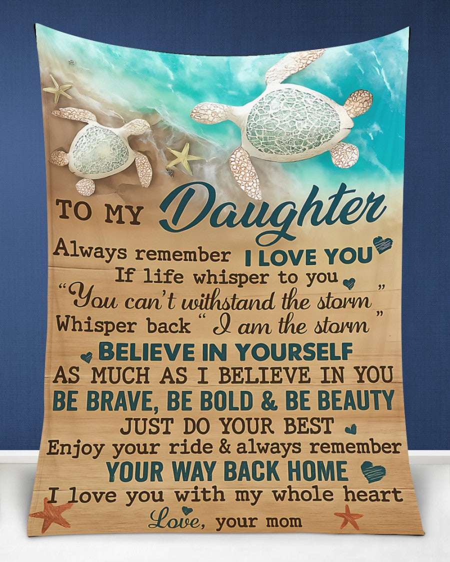 Special Gift For Your Daughter Blanket - From Mom