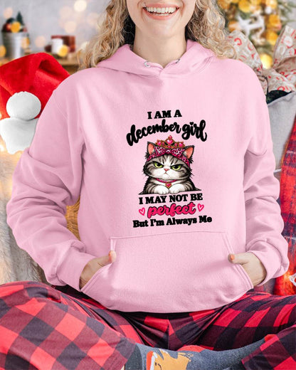 DECEMBER GIRL CAT SHIRT – ALWAYS ME - FOR WOMEN - TLEE12 (SKU2610-100-12)