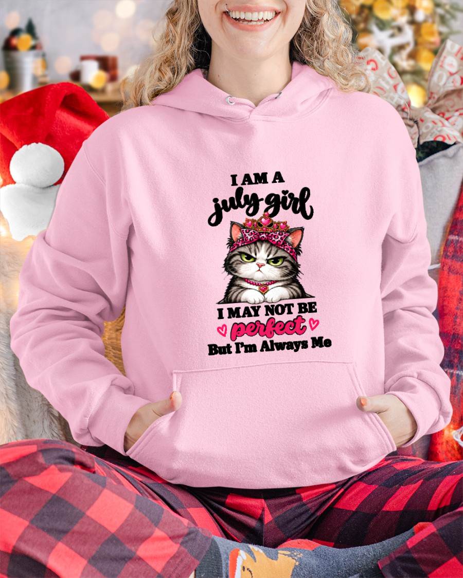 JULY GIRL CAT SHIRT – ALWAYS ME - FOR WOMEN - TLEE07 (SKU2610-100-07)
