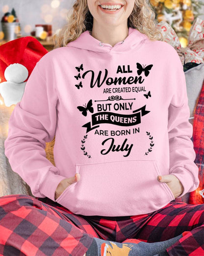 JULY GIRLS ARE TRUE QUEENS - FOR WOMEN - TLEE07 (SKU2605-58-07)