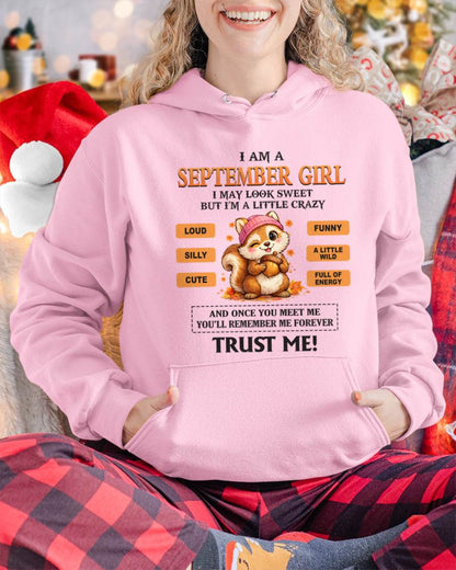 SEPTEMBER GIRL - SWEET BUT A LITTLE CRAZY AND FULL OF ENERGY - FOR WOMEN - TLEE09 (SKU2603-126-09)