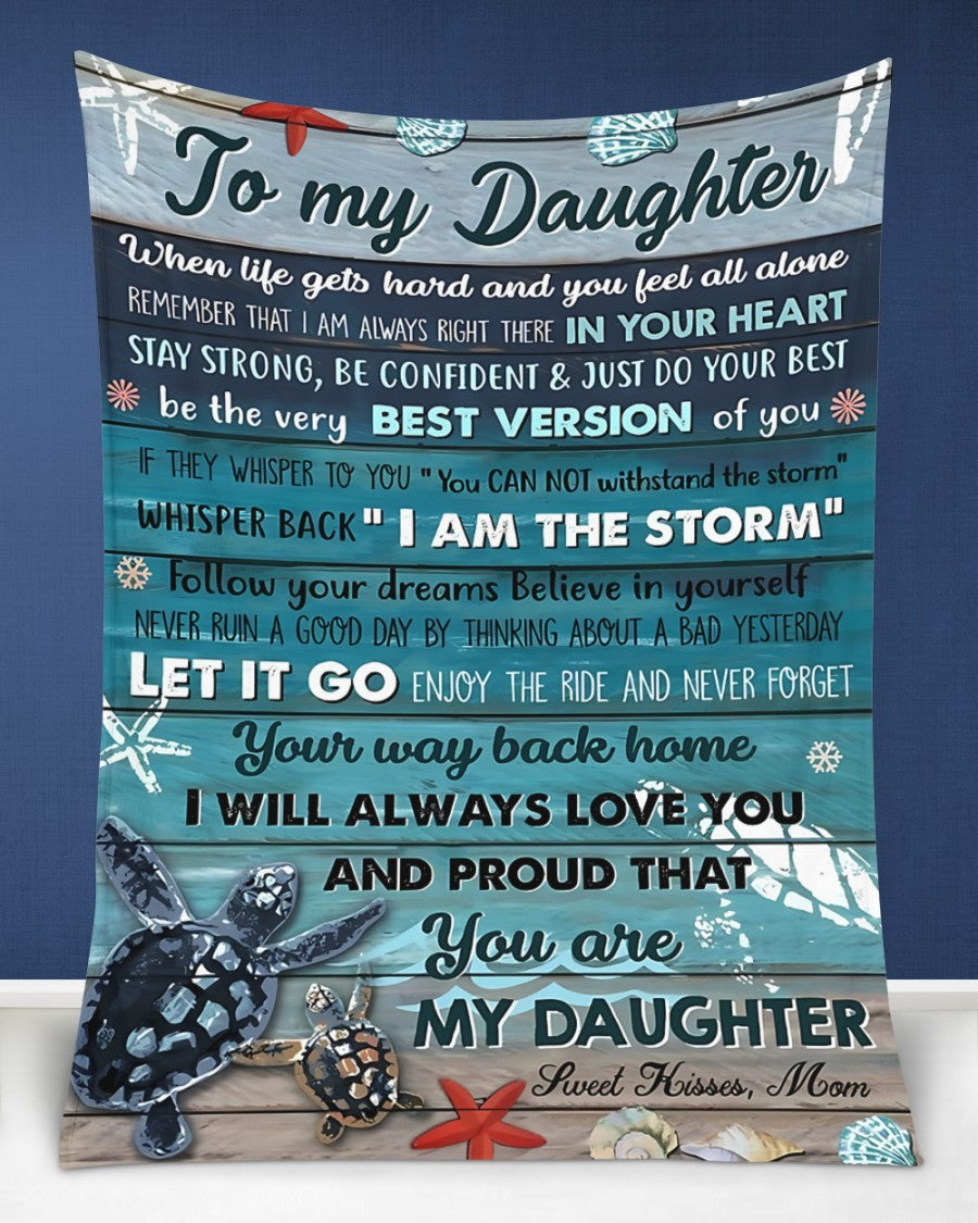 Special Gift For Your Daughter Blanket - From Mom