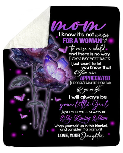 Special blanket for Mom - from daughter