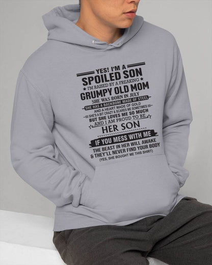 JULY - YES! I'M A SPOILED SON  I'M RAISED BY A FREAKING GRUMPY OLD MOM - FROM MOM - TLEE07 (SKU12-175-07)