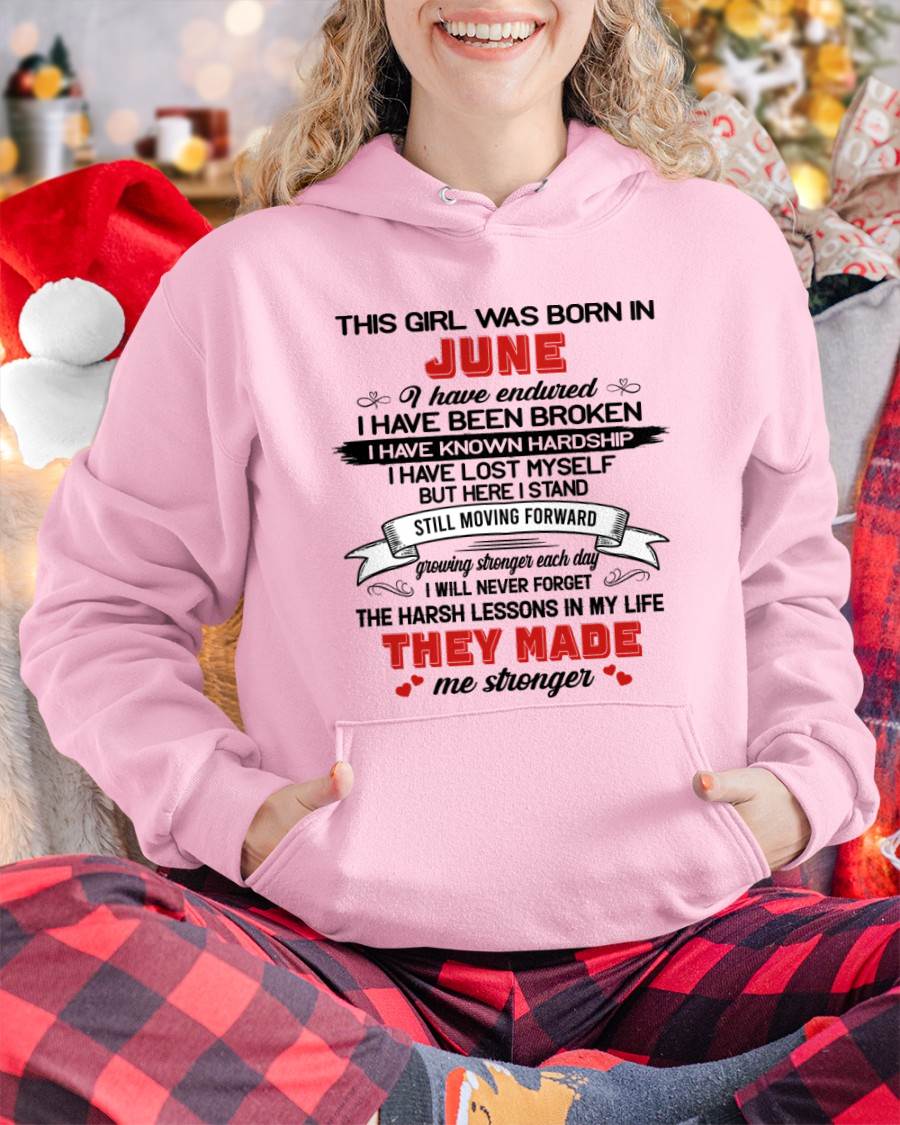 JUNE - EVERY HARD LESSON MADE ME STRONGER - FOR WOMEN - TLEE06 (SKU2602-22-06)