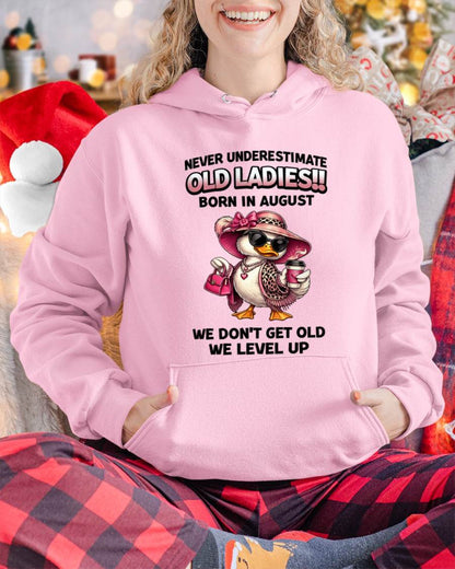AUGUST LADIES – WE DON’T GET OLD, WE LEVEL UP - FOR WOMEN - TLEE08 (SKU2604-35-08)