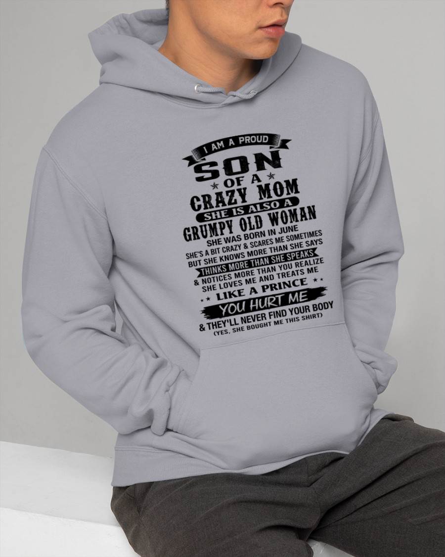 JUNE - PROUD SON OF A FREAKIN' AWESOME MOM - FROM MOM - TLEE06 (SKU2607-60-06)