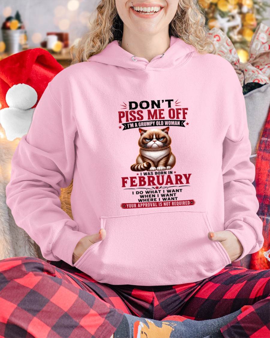 FEBRUARY – ZERO PATIENCE FUNNY CAT - FOR WOMEN - TLEE02 (SKU2608-291-02)