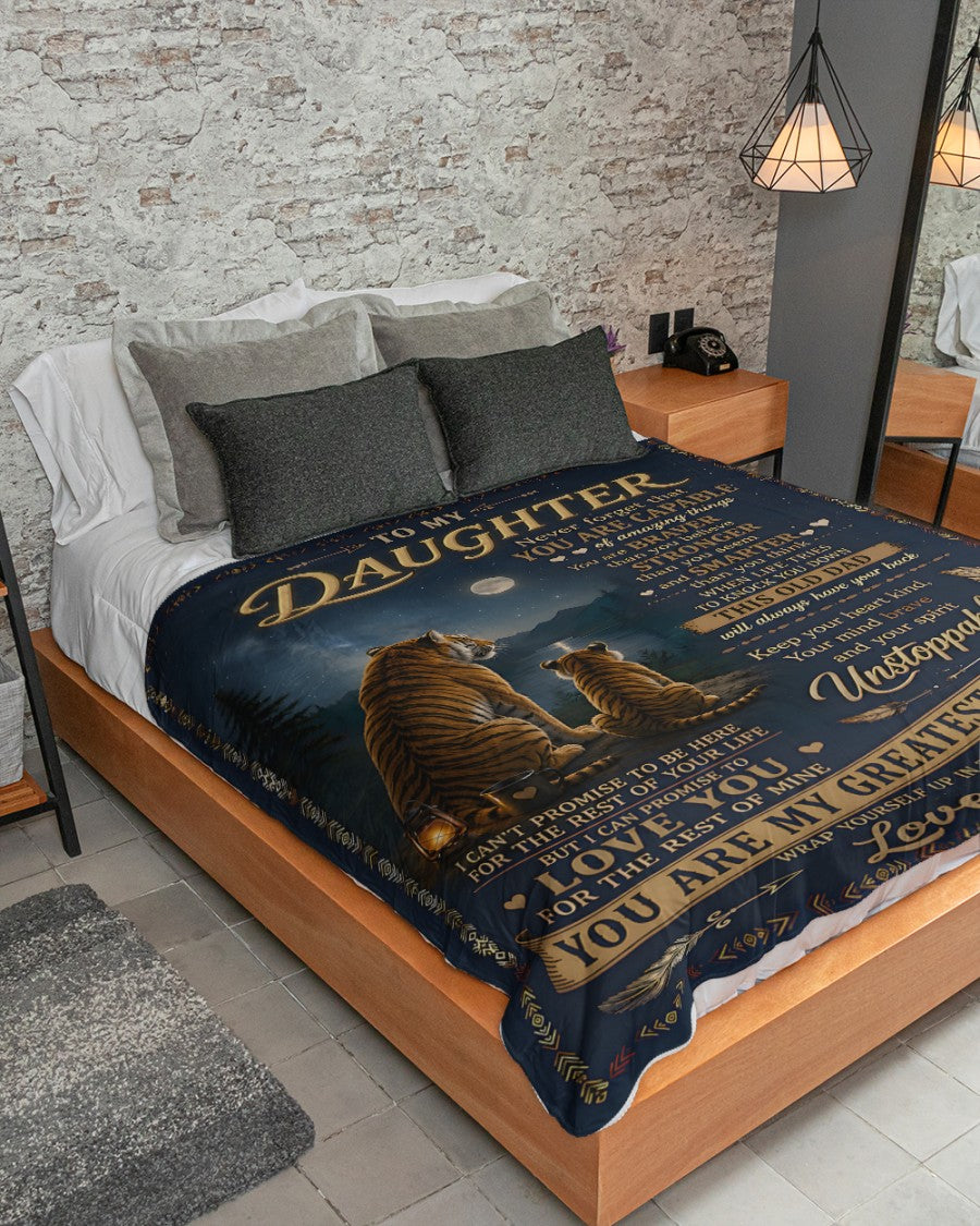 Special Gift For Your Daughter Blanket - From Dad (SKU2606-316)