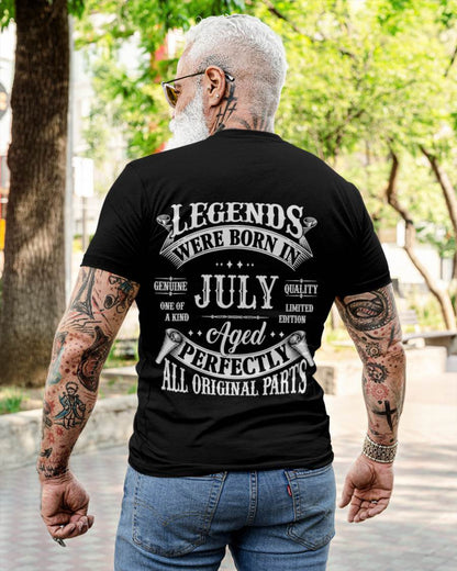 July - Legends Were Born In July Genuine Quality - Gift For Man - TLEE07 (SKU08-37-07)