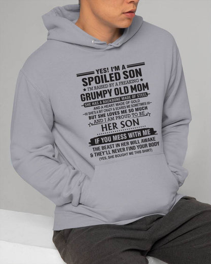 YES! I'M A SPOILED SON  I'M RAISED BY A FREAKING GRUMPY OLD MOM - FROM MOM - TLEE00 (SKU12-175-00)