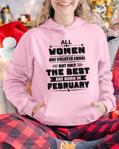 FEBRUARY GIRL – ALL WOMEN ARE CREATED EQUAL - FOR WOMEN - TLEE02 (SKU2604-50-02)