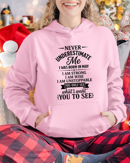 MAY GIRL – NEVER UNDERESTIMATE ME - FOR WOMEN - TLEE05 (SKU2606-91-05)