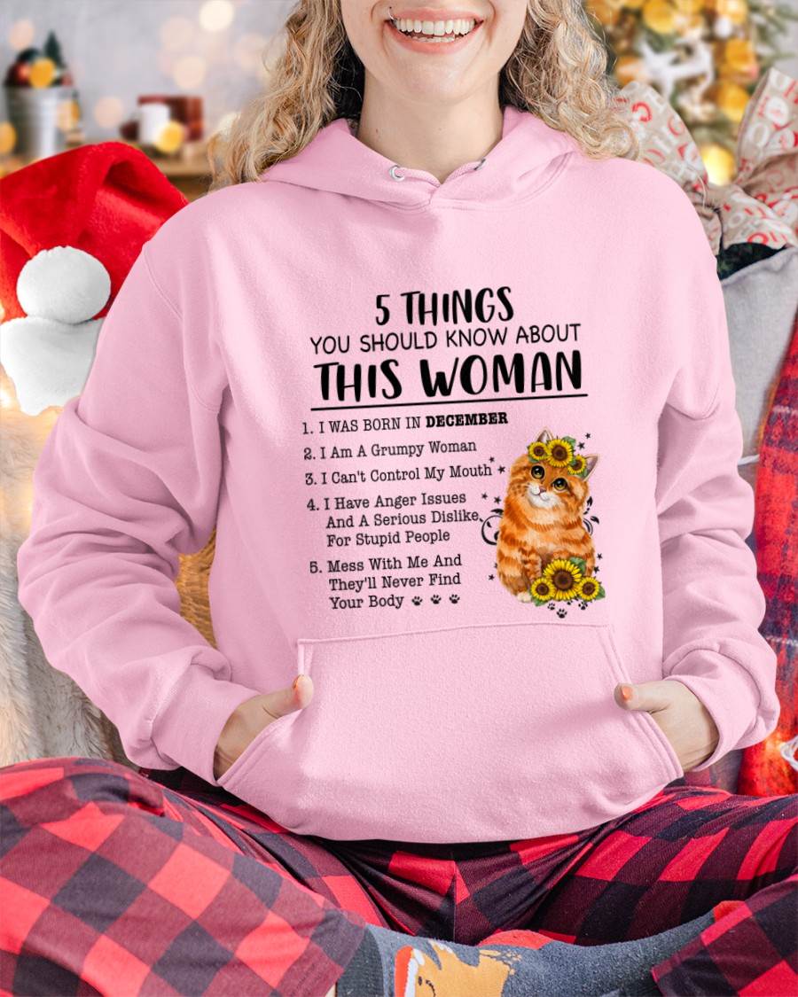 DECEMBER - 5 THINGS YOU SHOULD KNOW ABOUT THIS WOMAN - FOR WOMEN - TLEE12 (SKU2602-186-12)