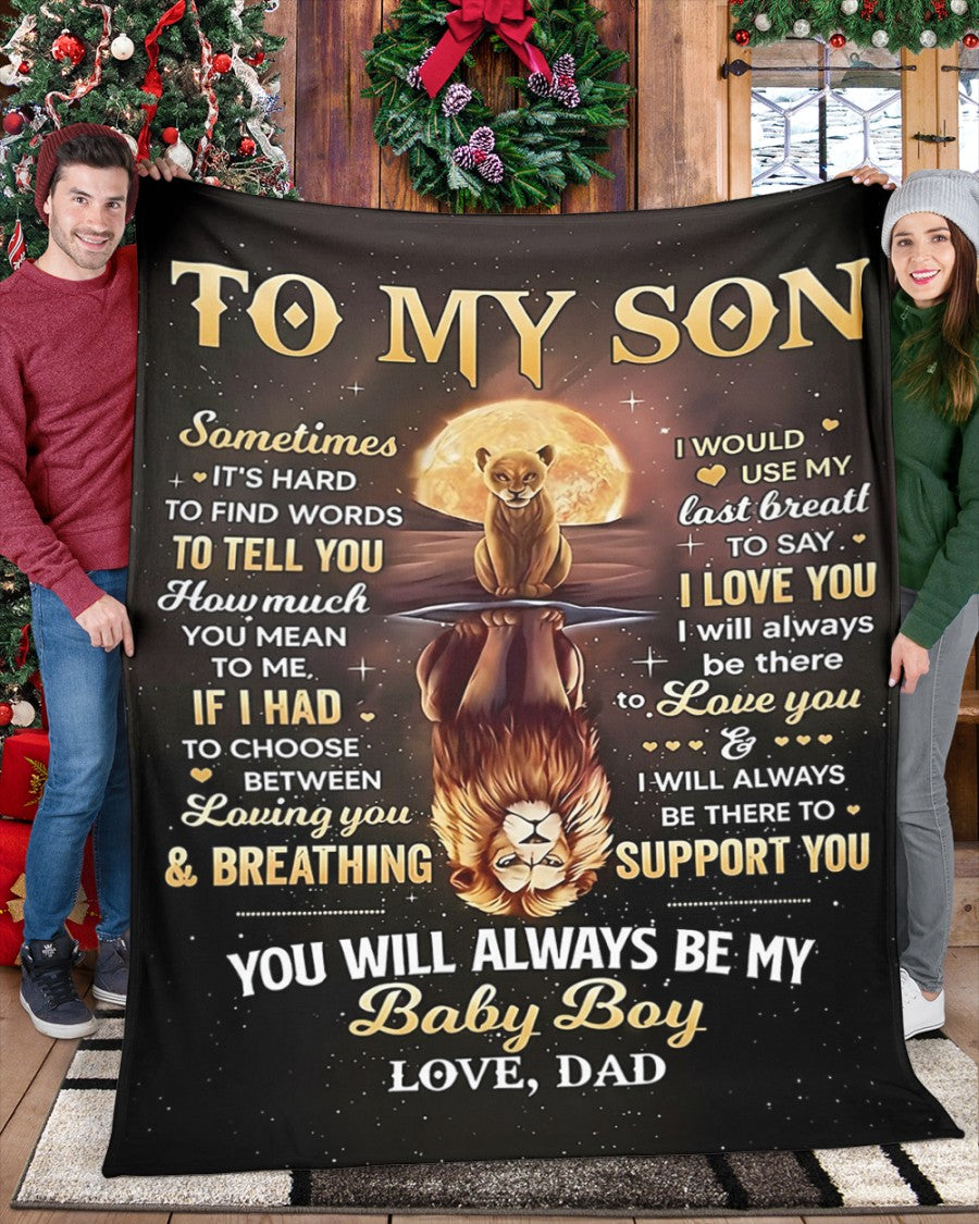 Special Gift For Your Son Blanket - From Dad07