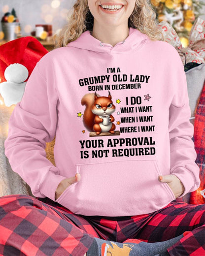 DECEMBER BORN WOMEN DON’T NEED APPROVAL TEE - FOR WOMEN - TLEE12 (SKU2605-211-12)