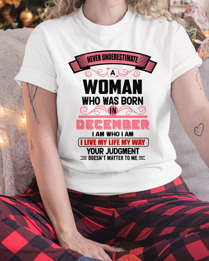 DECEMBER - I AM WHO I AM — CONFIDENT, INDEPENDENT, AND UNAPOLOGETIC - FOR WOMEN - TLEE12 (SKU2602-91-12)