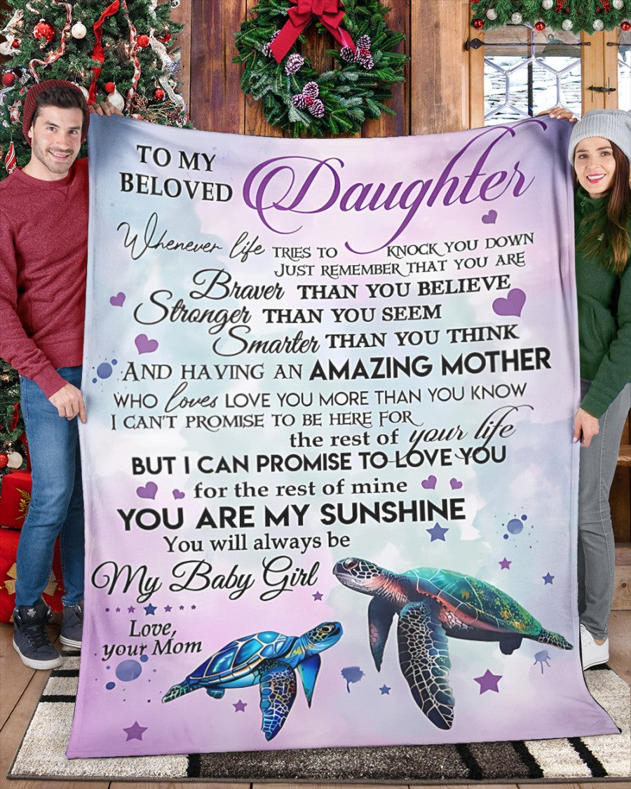Special Gift For Your Daughter Blanket - From Mom