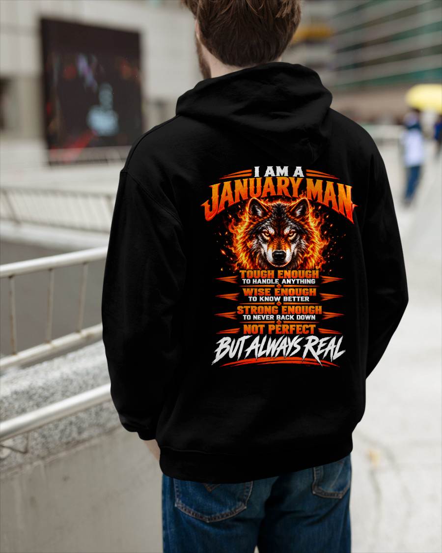 JANUARY – NOT PERFECT BUT ALWAYS REAL , WOLF SHIRT - FOR MAN - TLEE01 (SKU2610-56-01)