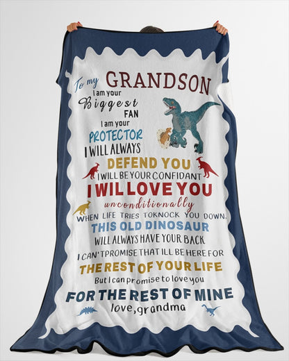 Special Gift For Your Grandson Blanket - From Grandma (SKUB10-154) FULL