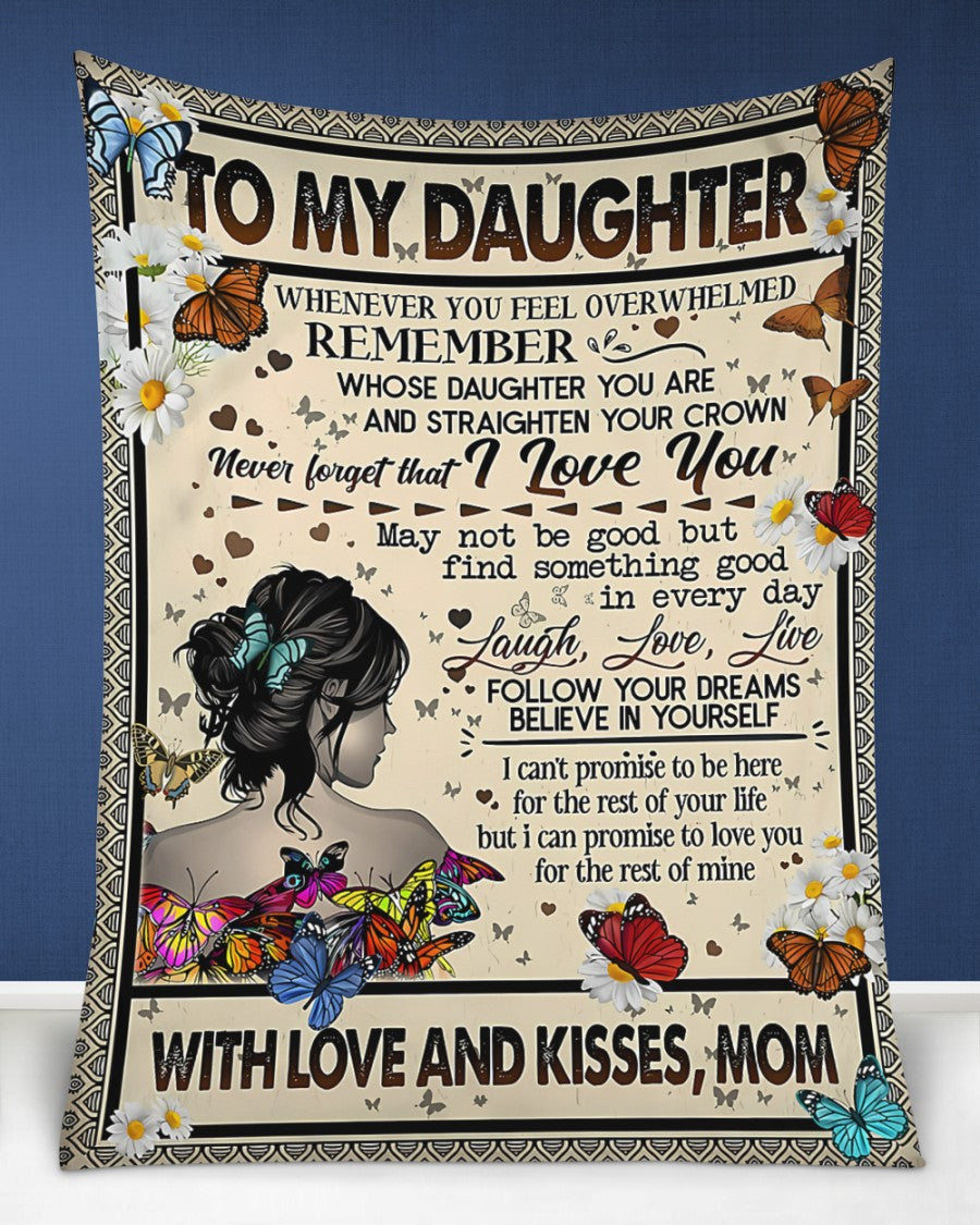 Special Gift For Your Daughter Blanket - From Mom (SKUB12-127)