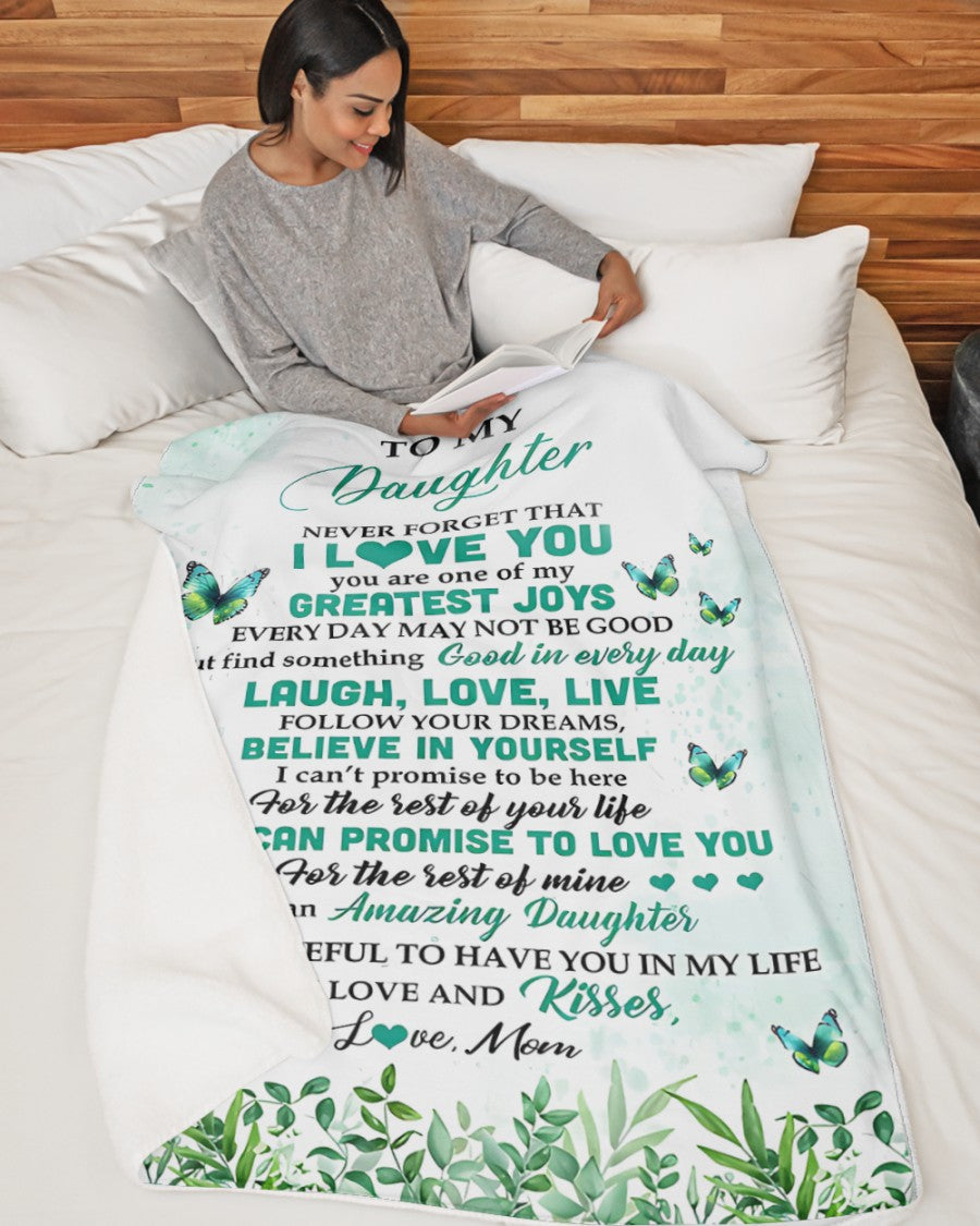Special Gift For Your Daughter Blanket - From Mom (SKUB12-229)